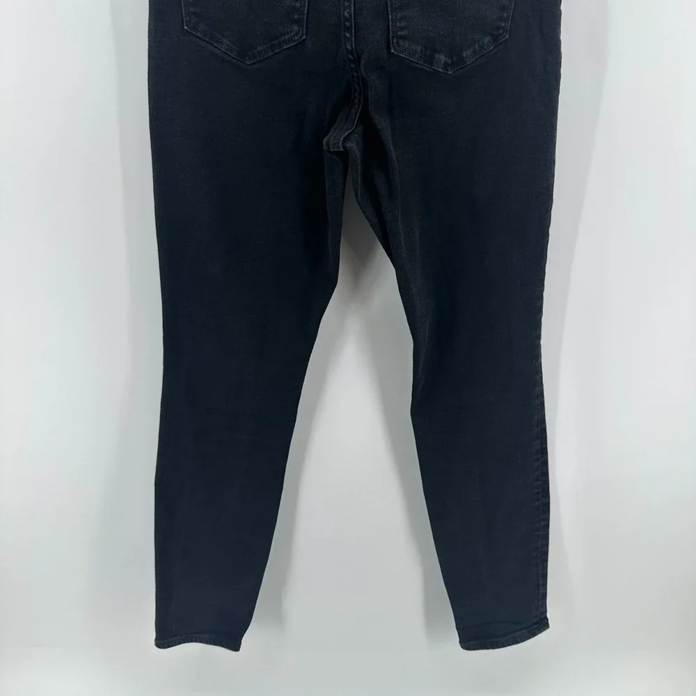 Gap Universal Skinny Jeans‎ Womens 10/30L Black Denim Comfort High Rise Stretch